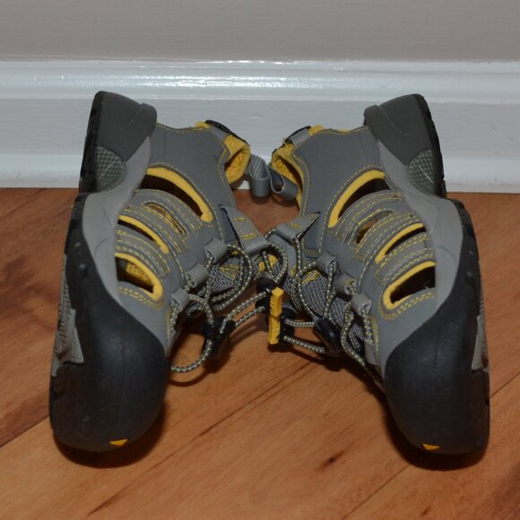 Keen Turia Sport Women's Gray/Yellow Waterproof Leather Water sandals 10.5 - Picture 6 of 8